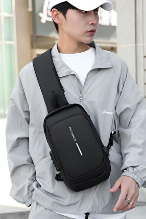 Papuç Sepeti 4926 Erkek Şifreli Şık Tasarım El , Body Bag & Sırt Çantası