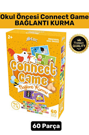 Preschool Eğitici Öğretici Zeka Geliştirici Okul Öncesi Eğlenceli Connect Game-BAĞLANTI KURMA OYUNU