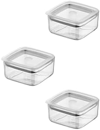 Vp-327 Kare 3X350 Ml Saklama Kabı (8), Şeffaf