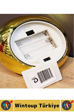 Premium Konsept Hediyelik Dekoratif Nostaljik LED Işık Alev Görünümlü Çok Şık Pilli GOLD Mum Lamba