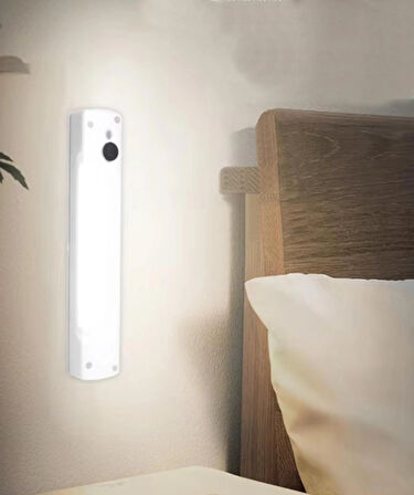 Ç:ok Amaçlı Taşınabilir Led Işık - Mıknatıslı Çalışma Lambası 19cm Beyaz