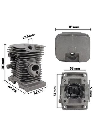 MOTORLU TESTERE SİLİNDİR PİSTON SET STIHL MS170-MS017 37 MM