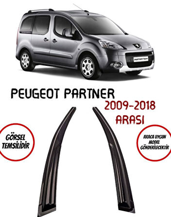 Peugeot Partner 2009-2018 Arası Cam Rüzgarlığı 2-li
