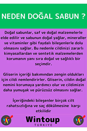 Özel Üretim %100 Doğal Güzel Kokulu Yüz Cilt Saç Vücut İçin Bitkisel Yasemin Sabunu 4 Adet