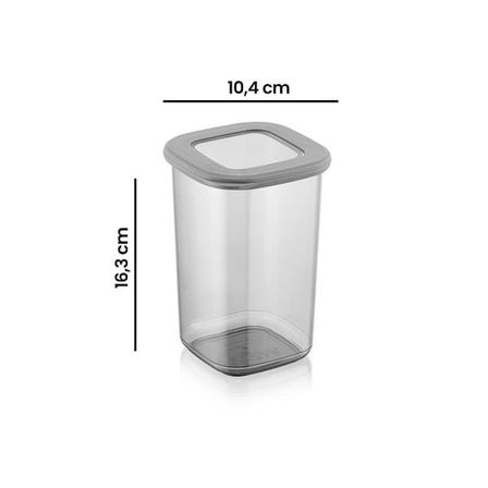 Qlux Colony Kare Saklama Kabı - 1200 ml