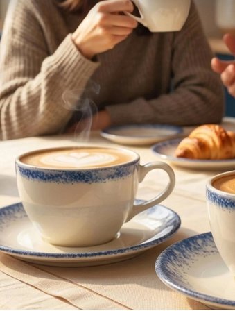 6 kişilik 12 Parça 200 ml/cc Çay Nescafe Kahve Fincan Takımı