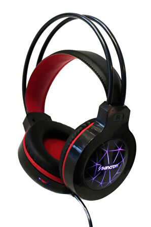 SNRELK  sencrom X5 RGB GAMİNG OYUNCU KULAKLIĞI MİKROFONLU 3,5MM