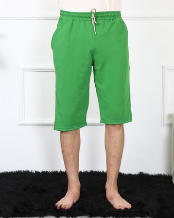 Moda Çizgi Erkek Lakost Fıstık Yeşili Kapri 27481