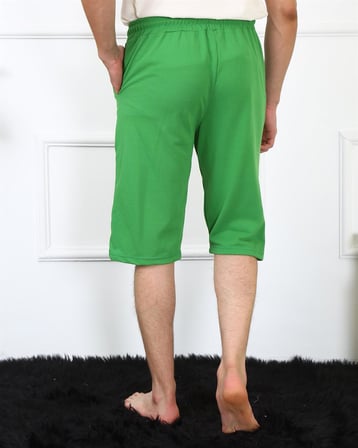 Moda Çizgi Erkek Lakost Fıstık Yeşili Kapri 27481