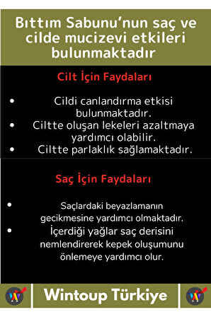 Özel %100 Doğal Güzel Kokulu El Yüz Saç Vücut Cilt Orijinal Bitkisel Siirt Bıttım Sabunu 120 Gr 3 Ad