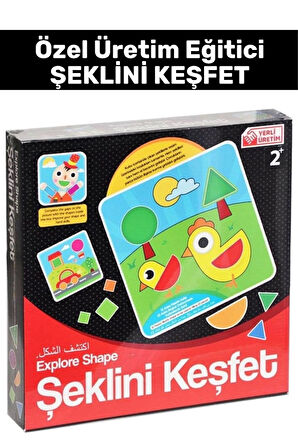 Özel Seri El Becerisi Geliştirici Renkleri Tanıma Parça Bütün İlişkisi Geliştirici ŞEKLİNİ KEŞFET