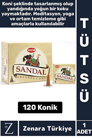 Rahatlama Arınma Dinginlik Meditasyon Yoga Chakra Pozitif Enerji Hoş Kokulu KONİK TÜTSÜ 120 Adet