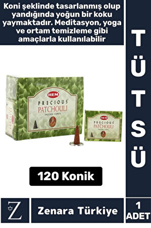 Rahatlama Arınma Dinginlik Meditasyon Yoga Chakra Pozitif Enerji Hoş Kokulu KONİK TÜTSÜ 120 Adet