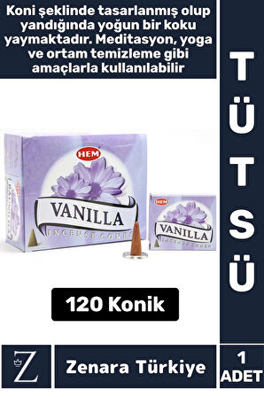 Rahatlama Arınma Dinginlik Meditasyon Yoga Chakra Pozitif Enerji Hoş Kokulu KONİK TÜTSÜ 120 Adet