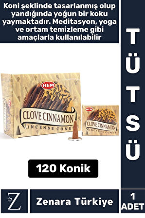Rahatlama Arınma Dinginlik Meditasyon Yoga Chakra Pozitif Enerji Hoş Kokulu KONİK TÜTSÜ 120 Adet