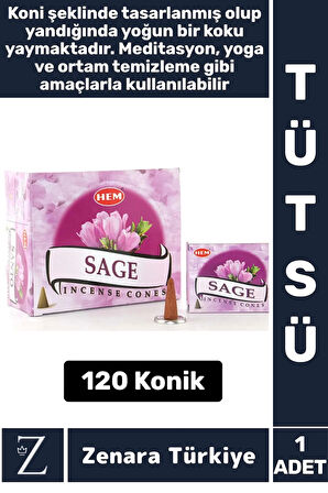 Rahatlama Arınma Dinginlik Meditasyon Yoga Chakra Pozitif Enerji Hoş Kokulu KONİK TÜTSÜ 120 Adet