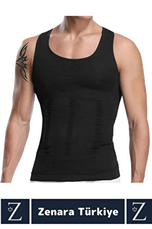 Özel Üretim Jinekomasti Dik Duruş Göbek Göğüs Toparlayan Sıkılaştıran Ultra Esnek Erkek Atlet Korse