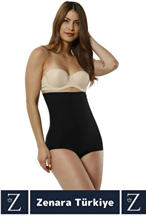 İz İç Göstermez Kaymaz Beden İncelten Sıkılaştıran Toparlayan LAZER KESİM Yüksek Bel Slip Korse