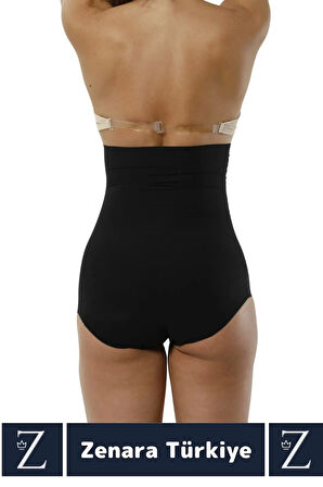 İz İç Göstermez Kaymaz Beden İncelten Sıkılaştıran Toparlayan LAZER KESİM Yüksek Bel Slip Korse