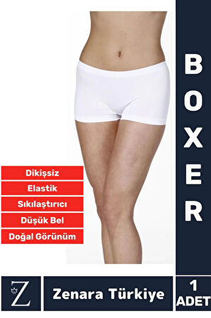Gündelik İz Göstermez Düşük Bel Vücut Sıkılaştıran İncelten Toparlayan Dikişsiz Bato Boxer Korse