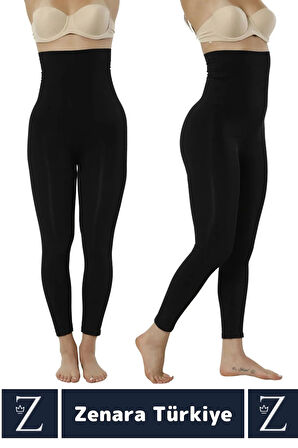 Gündelik Doğal Görünüm 2 Beden İncelten Vücut Toparlayan Çift Kat LAZER KESİM Yüksek Bel Korse TAYT