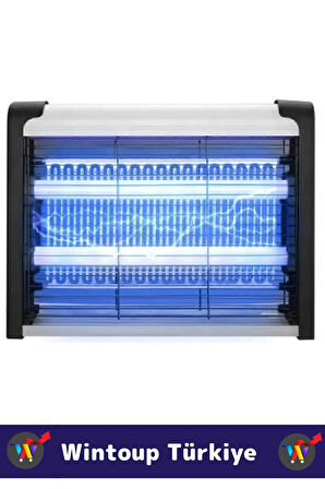 Premium Güçlendirilmiş UV Çift Florasanlı Zincir Askılı 6 Watt Sinek Sivrisinek Kara Sinek Öldürücü