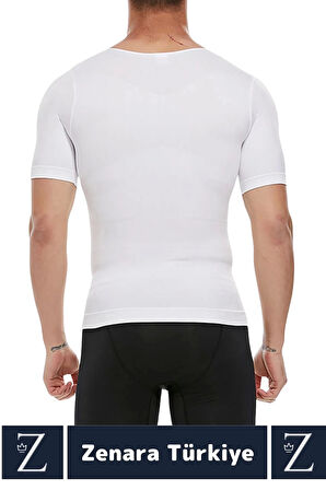 Jinekomasti Dik Duruş Göğüs Göbek Toparlayan Sıkılaştıran Ultra Esnek Erkek Fanila Korse 2 Adet