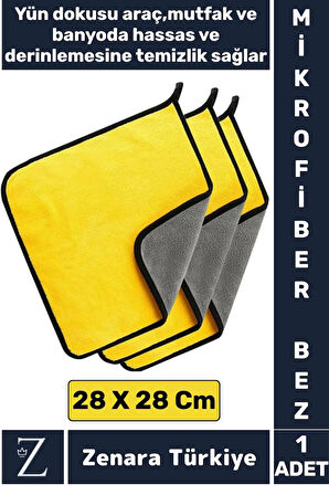 Yüksek Kaliteli Araba Mutfak Banyo Lavabo Yıkama Temizleme Hassas Derin Temizlik Yün Mikrofiber Bez