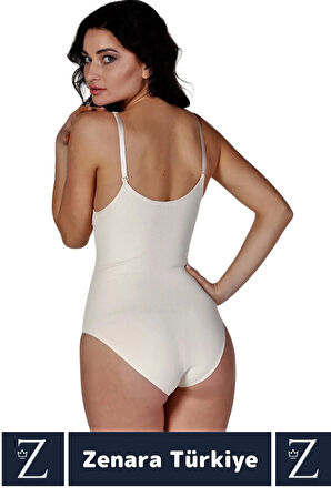 İz İç Göstermez Kaymaz Vücut Şekillendiren Sıkılaştıran Toparlayan Çıtçıtlı Slip Body Korse