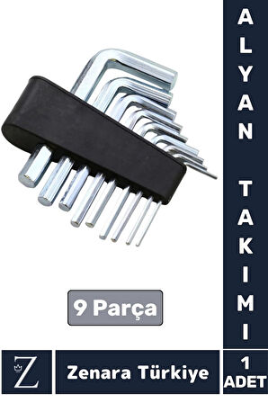 Uzun Ömürlü Ev Montaj Tamirat Vidalama Değiştirilebilir Matkap Ucu 120 Mm ALYAN TAKIMI 9 Parça