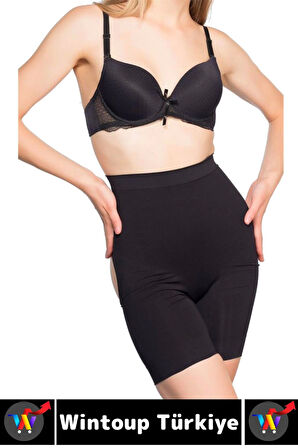 Özel Üretim Alt Karın Bel Toparlayan Sıkılaştıran Popo Şekillendiren Elastik POPO AÇIK PAÇALI KORSE