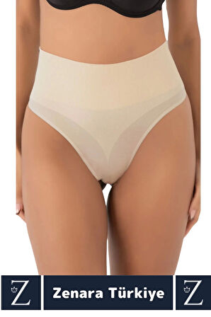 Gündelik İz Göstermez Kaymaz 2 Beden İncelten Sıkılaştıran Toparlayan Çok Şık Dikişsiz STRİNG Korse