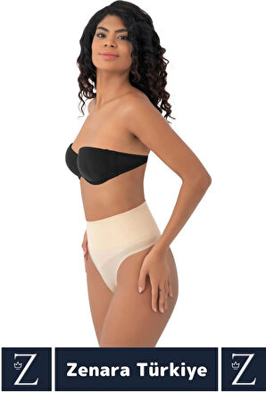 Gündelik İz Göstermez Kaymaz 2 Beden İncelten Sıkılaştıran Toparlayan Çok Şık Dikişsiz STRİNG Korse