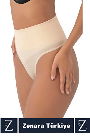 Gündelik İz Göstermez Kaymaz 2 Beden İncelten Sıkılaştıran Toparlayan Çok Şık Dikişsiz STRİNG Korse