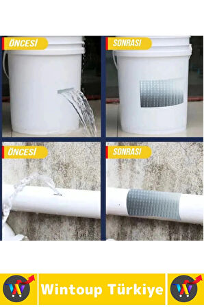 Uzun Ömürlü Su Nem Küfe Dayanıklı Çok Amaçlı SARI Montaj Onarım Tamir Bantı 48 Mm X 10 Metre