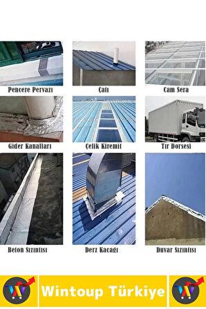 Uzun Ömürlü Su Nem Küfe Dayanıklı Çok Amaçlı SARI Montaj Onarım Tamir Bantı 48 Mm X 10 Metre 5 Adet