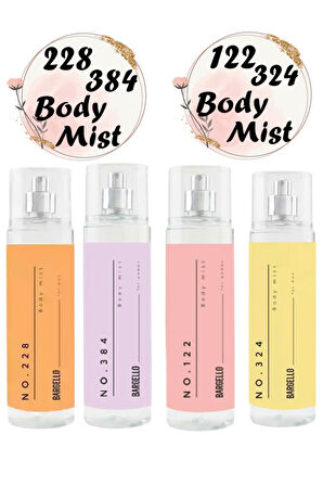Body Mist Seti (NO.122 - NO.384 - NO.228 - NO.324)