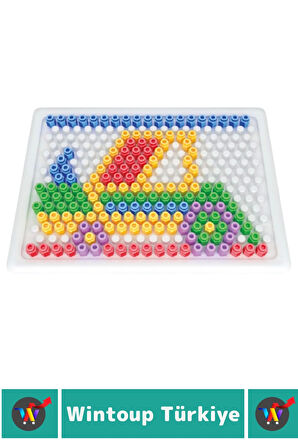 Premium Eğlenceli Kol Parmak Kasları Hayalgücü Beceri Geliştiren Çocuk Oyun 150 Boncuk KODLAMA OYUNU