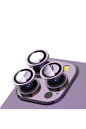 Musal Apple Uyumlu iPhone 14 Pro CL-12 Premium Safir Kamera Lens Koruyucu