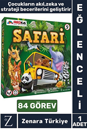 Görsel Algı Strateji Beceri Doğa Safari Orman Hayvan Bilgisi Eğitici Eğlenceli Öğretici Oyun SAFARİ