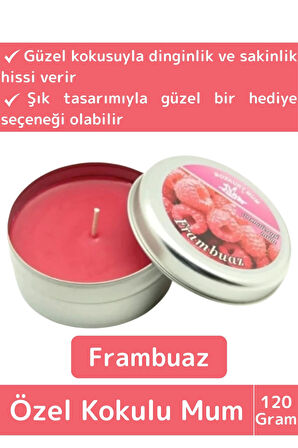 Premium Özel Metal Kutulu Arınma Huzur Meditasyon Yoga Esans Dekoratif Mum Oda Kokusu 120 Gram