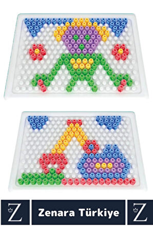 Çocuk Eğlenceli El Kol Parmak Kasları Hayalgücü Geliştiren Dikkat Beceri Oyunu 150 Boncuklu KODLAMA