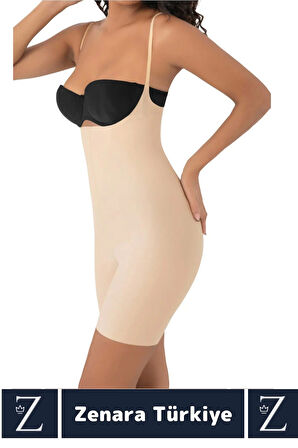 İz İç Göstermez Kaymaz Sıkılaştıran Şekillendiren Toparlayan LAZER KESİM Askılı Tam Boy Korse