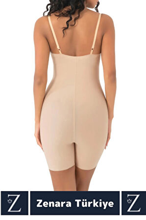 İz İç Göstermez Kaymaz Sıkılaştıran Şekillendiren Toparlayan LAZER KESİM Askılı Tam Boy Korse