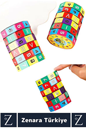 Okul Öncesi İnteraktif Temel Matematik Toplama Çıkarma Çarpma Bölme Dört İşlem Öğretici Oyun Küpü