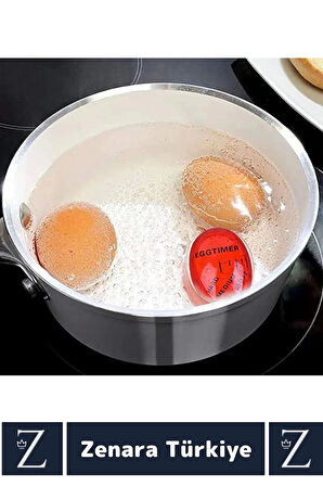 Premium Yanmaz Erimez 3 Farklı Zamanlayıcılı Haşlama Yumurta Pişirme Derecesi Egg Timer