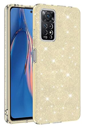 Xiaomi Redmi Note 12 Pro 4G Kılıf Simli Renkli Silikon 