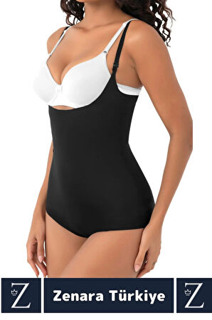 İç Göstermez Kaymaz Sıkılaştıran Şekillendiren Toparlayan LAZER KESİM Askılı Gögüs Altı Body Korse