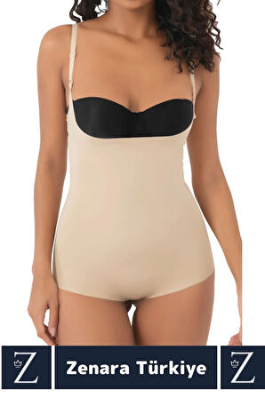 İç Göstermez Kaymaz Sıkılaştıran Şekillendiren Toparlayan LAZER KESİM Askılı Gögüs Altı Body Korse
