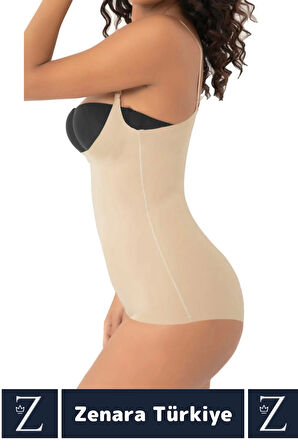 İç Göstermez Kaymaz Sıkılaştıran Şekillendiren Toparlayan LAZER KESİM Askılı Gögüs Altı Body Korse